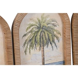 Kép keretes, pálmafa 22,5x2,5x35,5 cm 4 féle