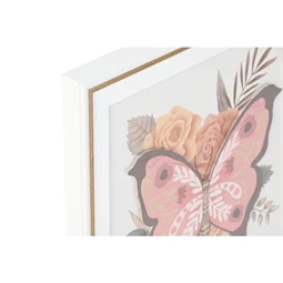 Kép keretes, pillangó keretes, 40x2,7x40 cm 2 féle