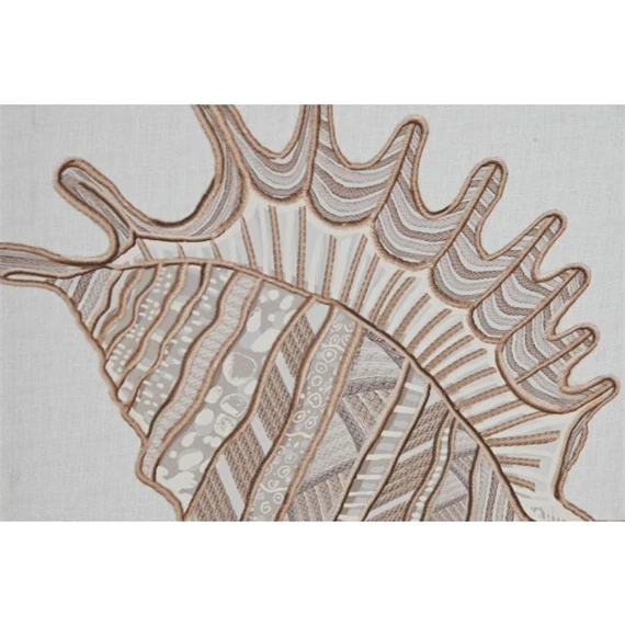 Kép keretes, tengeri csillag, kagyló 3D-s 30x3,5x30 cm 2 féle