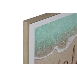 Kép keretes, tengerpart, csillogó 72,5x3x52,5 cm 2 féle