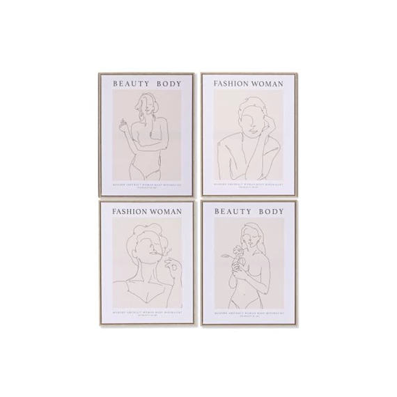 Kép keretes 45x2,5x60 cm 4 féle