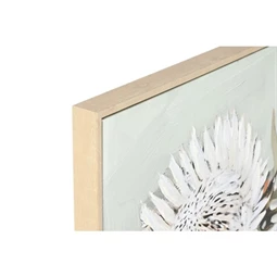 Kép keretes, virág, kézzel festett 83x4x83 cm 2 féle