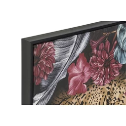 Kép leopárd, puma, keretes 53x4,3x73 cm 2 féle