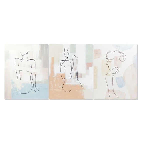 Kép nő absztrakt 80x3,7x100 cm 3 féle