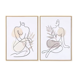 Kép nő absztrakt 50x3,5x70 cm 2 féle