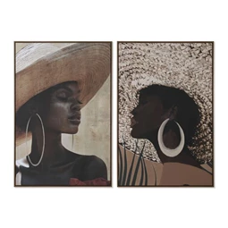 Kép nő keretes 80x4,5x120 cm 2 féle