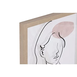 Kép nő, keretes 33x2,5x43 cm 2 féle