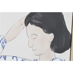 Kép nő, virágos 80x4x120 cm 2 féle