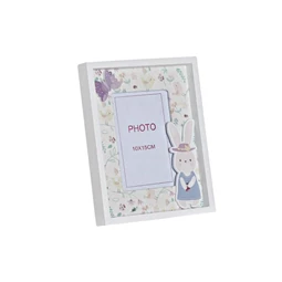 Képkeret nyúl 10x15 cm