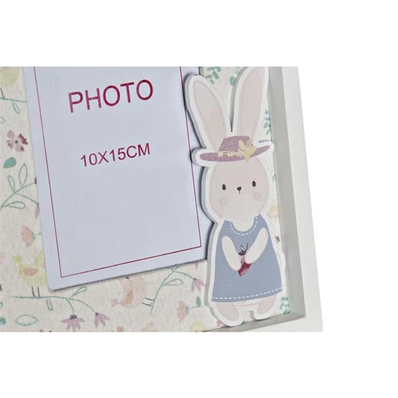 Képkeret nyúl 10x15 cm
