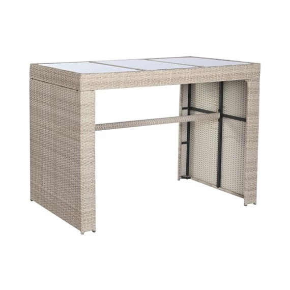 Kerti garnitúra szett 143x80x100 cm S/7