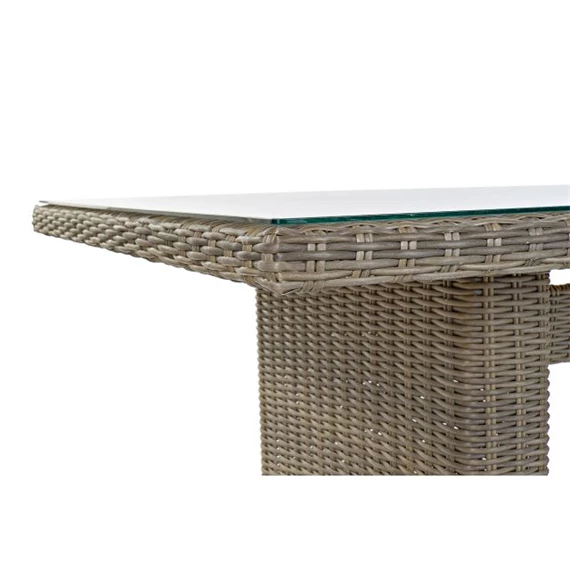 Kerti garnitúra szett 200x100x75 cm S/7