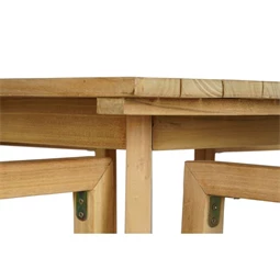 Kerti garnitúra szett 90x90x75 cm S/5