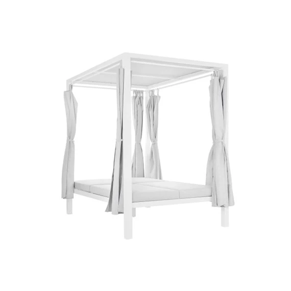 Kerti heverő dupla, napellenzővel 148x188x205 cm