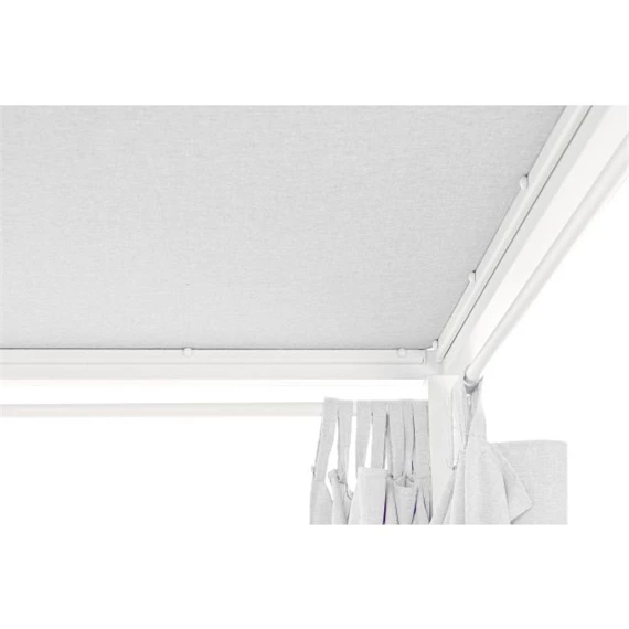 Kerti heverő dupla, napellenzővel 148x188x205 cm