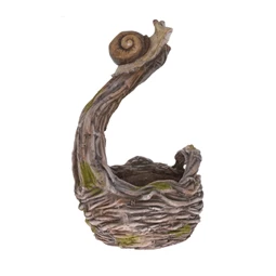 Kerti kaspó ültethető, csigával 29x28x44 cm