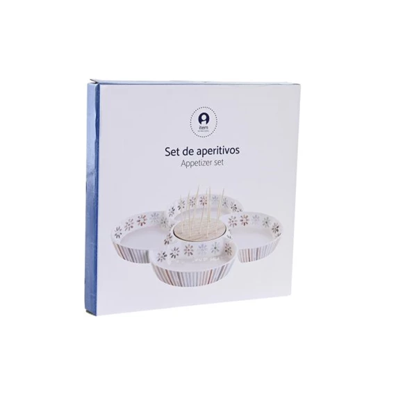 Kínáló előételhez 22x22x3 cm