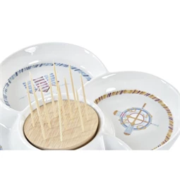 Kínáló előételhez 25x25x10 cm