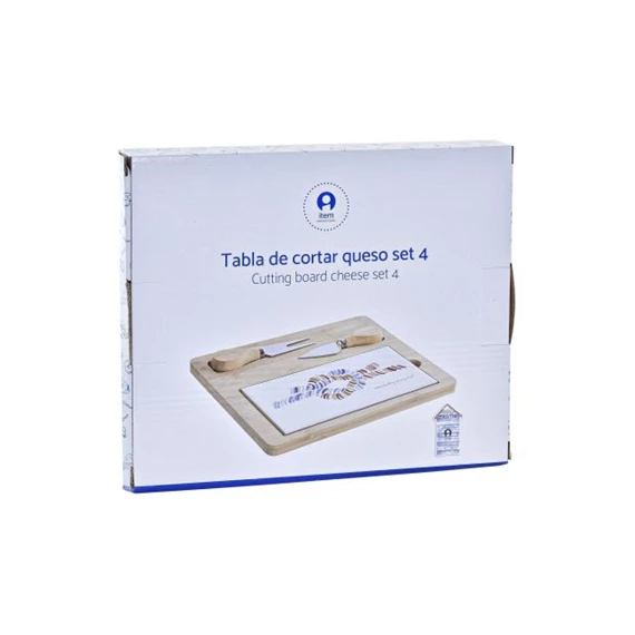 Kínáló szett előételhez 24,5x20x1,2 cm S/4