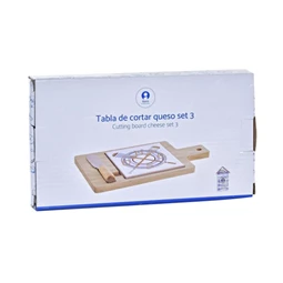 Kínáló szett előételhez 21,5x11,8x1,5 cm S/3