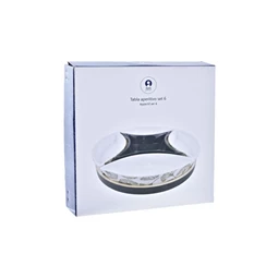 Kínáló szett előételhez 22x22x1 cm S/6