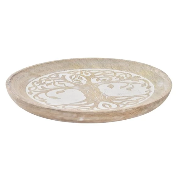 Kistálca életfa mintás 22,5x22,5x4 cm