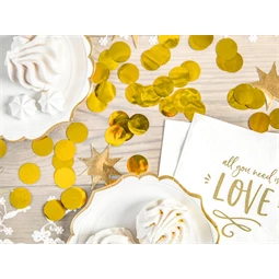 Konfetti körök arany 15g