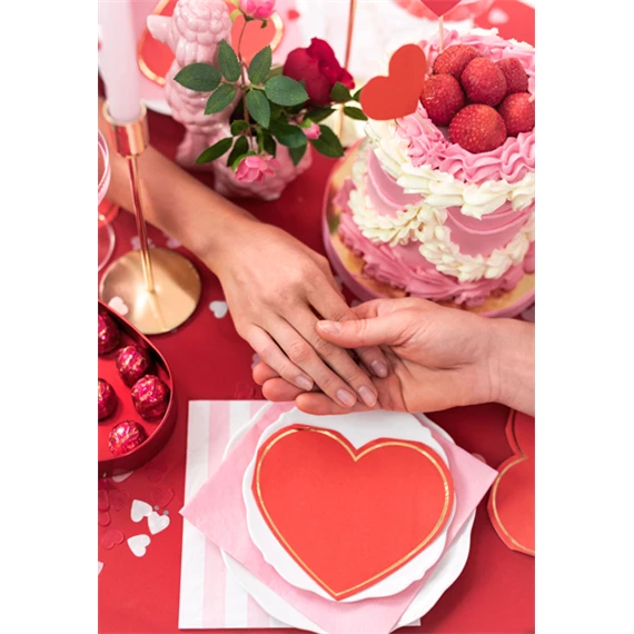 Konfetti szívek 1,6x1,6 cm fehér 15 g