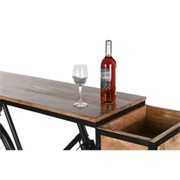 Konzolasztal bicikli 195x40x91 cm