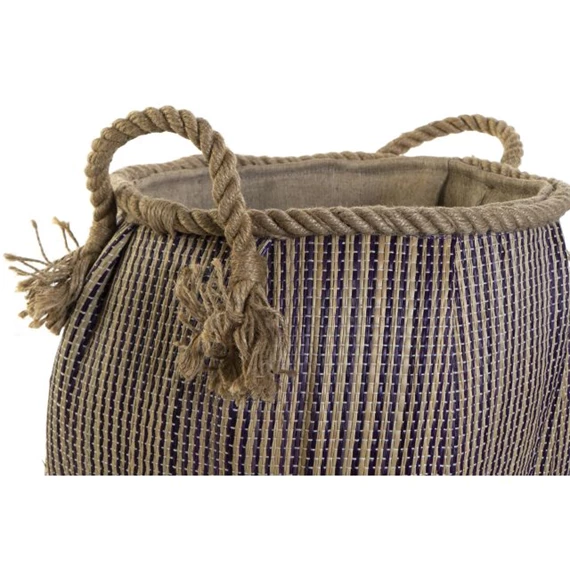 Kosár fonott 31x31x30 cm 2 féle