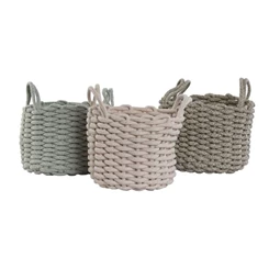 Kosár füllel 25x25x20 cm 3 féle