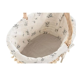 Kosár szett füllel, fonott 45x33x45 cm S/2