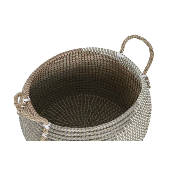 Kosár szett füllel 40x37x29 cm S/2