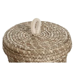 Kosár szett kötéllel 34x34x16 cm S/3