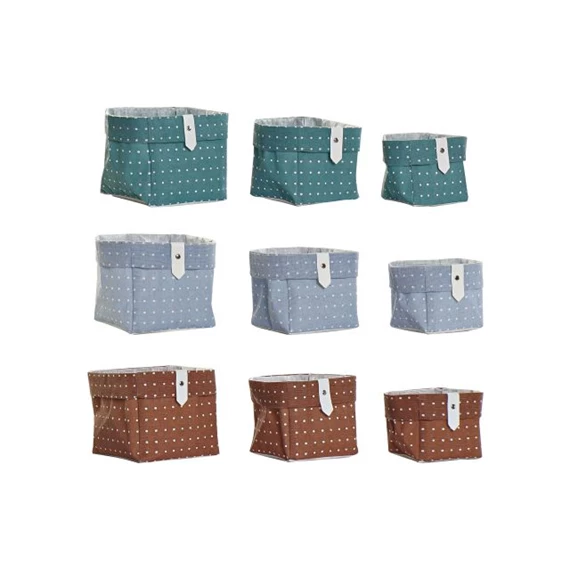 Kosár szett 14x14x14 cm 3 féle S/3