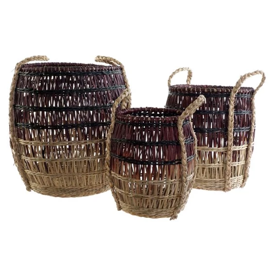 Kosár szett 39x39x41 cm S/3
