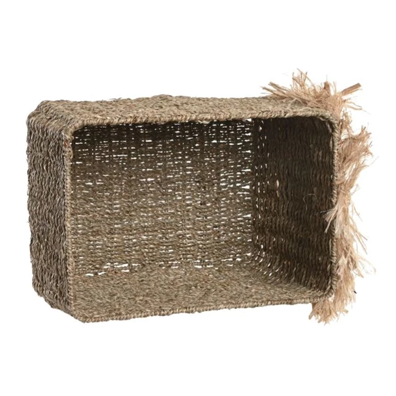 Kosár szögletes, oroszlán 32x47x36 cm