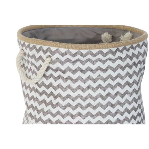 Kosár zigzag mintás 38x38x45 cm