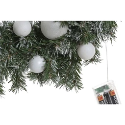 Koszorú 50 LED-es, havas 60x15x60 cm