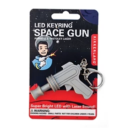 Kulcstartó hanggal, LED-es, lézerpisztoly 1,61x10,4x6,4 cm