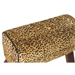 Lábtartó leopárd mintás 67x30x51 cm