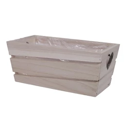 Láda ültethető, szögletes 24x11x10 cm