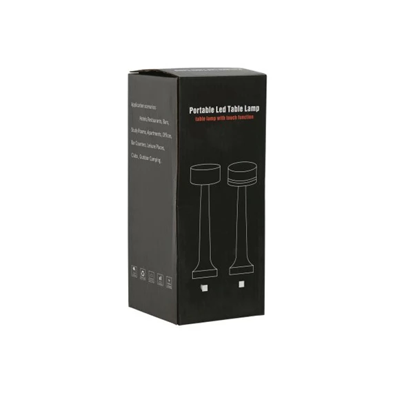 Lámpa asztali, LED-es 9x9x24 cm 2 féle