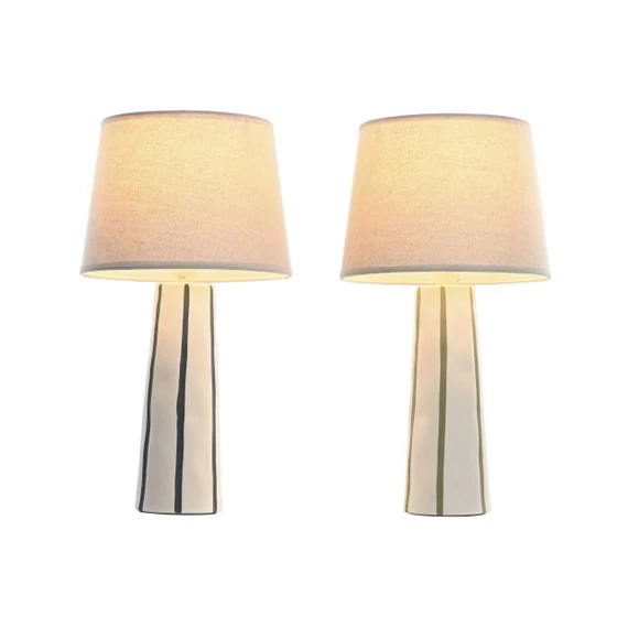 Lámpa asztali 25x25x45 cm 2 féle