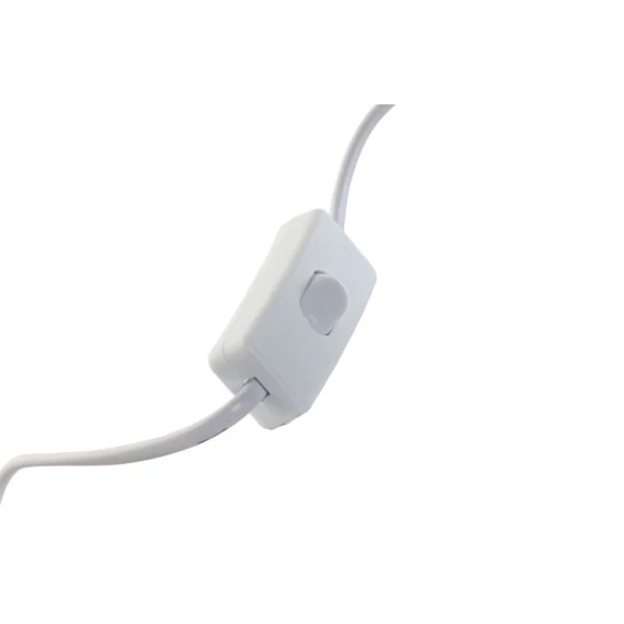 Lámpa asztali, krómozott 20x20x46 cm 2 féle