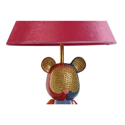 Lámpa asztali macival 26x26x37 cm