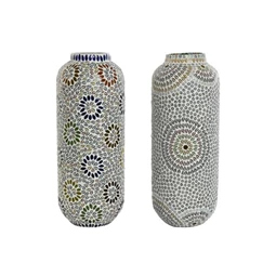 Lámpa asztali, mintás 17x17x44 cm 2 féle