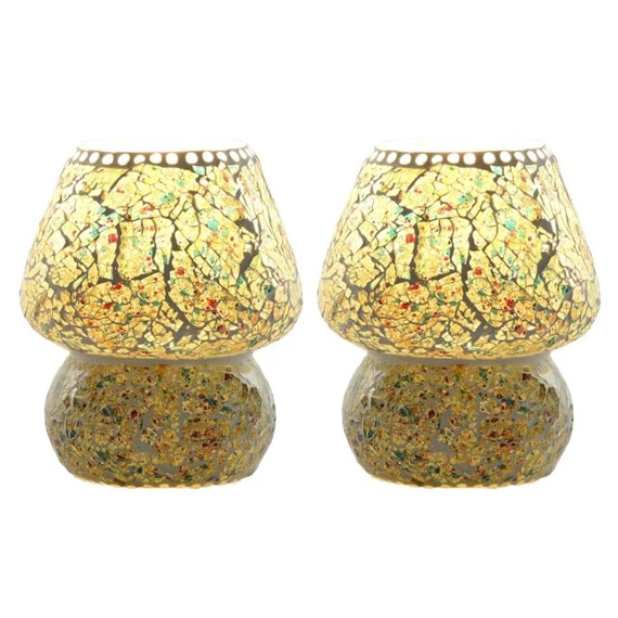 Lámpa asztali 13x13x17 cm 2 féle