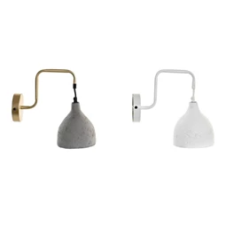 Lámpa fali 14x27x26 cm 2 féle