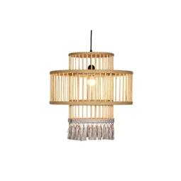 Lámpa mennyezeti, bojtos 45x45x46 cm